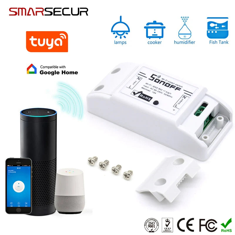 Wireless WIFI Smart Switch  For Smart  Home Security System