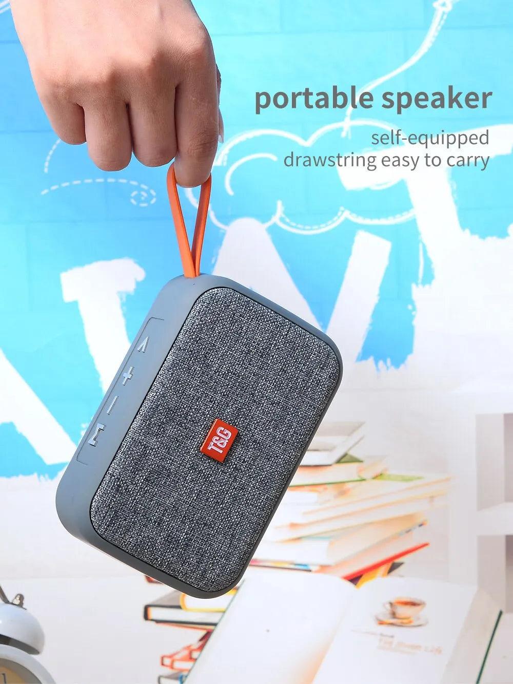 Speaker TG506 Portable Mini Wireless Soundbar Bluetooth 5.0 Outdoor Indoor