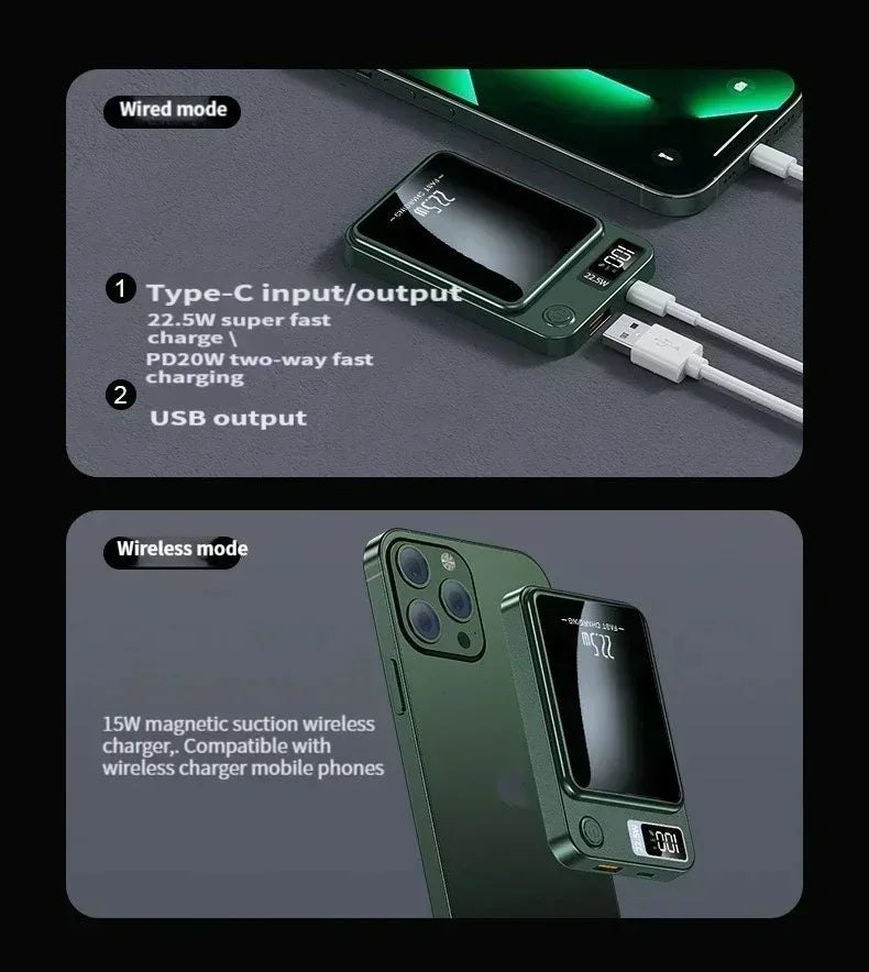 Xiaomi 200000mAh Ultra Capacity Magnetic Power Bank Wireless 22.5W