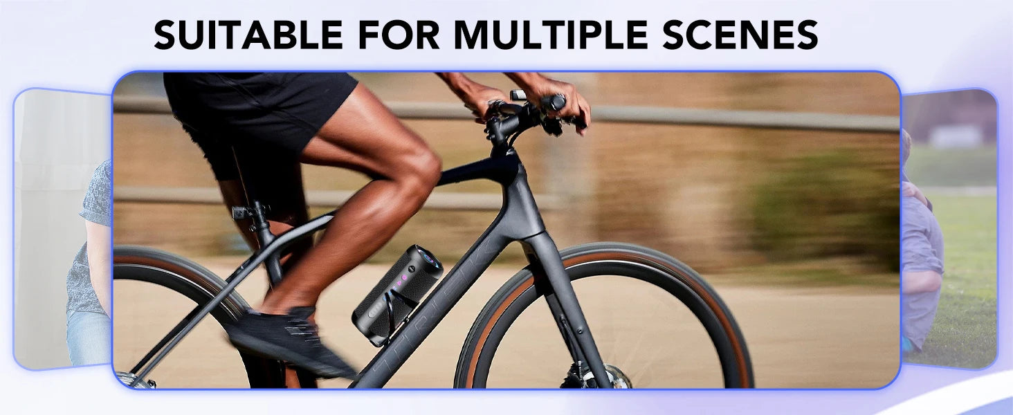 Portable Bluetooth Speaker, Bluetooth 5.4 Speaker, 30W Dual Speaker, Deep Bass