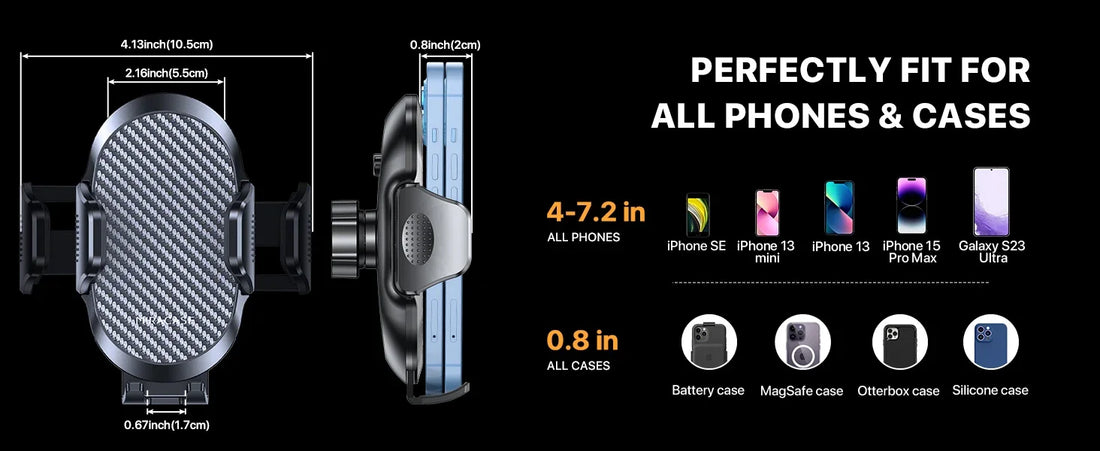 Car Phone Holder Phone Holders for Your Car with Metal Hook Clip Air Vent Cell