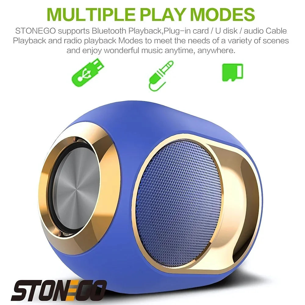 Portable Wireless Bluetooth Speaker TWS Stereo 3D Bass Hands Free Call