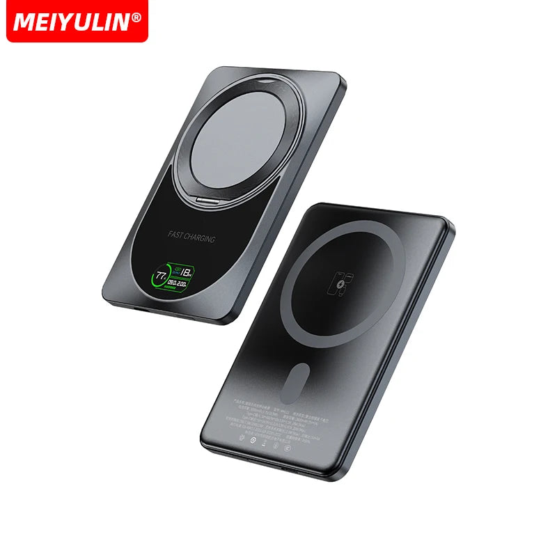 For Apple Watch 10000mAh Wireless Power Bank Magnetic With Stand