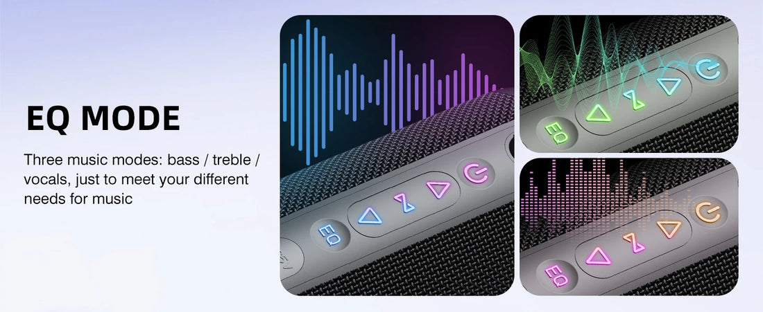 Portable Bluetooth Speaker, Bluetooth 5.4 Speaker, 30W Dual Speaker, Deep Bass