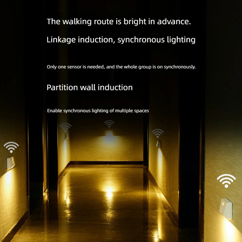 Smart Motion Activated Wall Light - 2200mAh USB-C Fast Charge