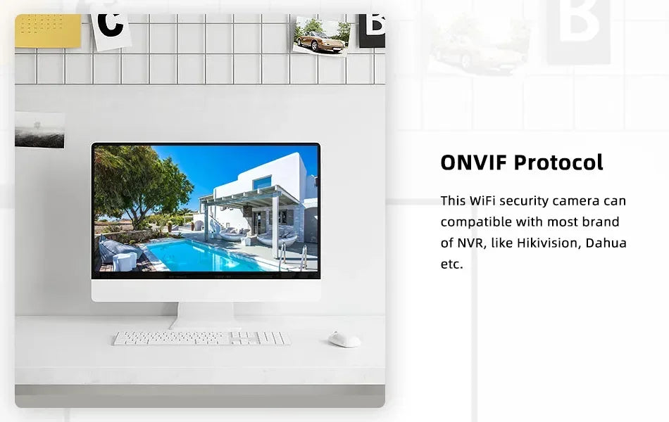 Smart Camera HD Security Surveillance 2.4GHz Indoor Monitoring Baby Night