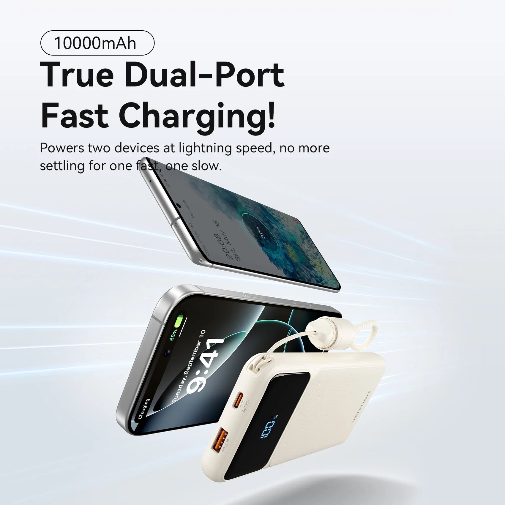 Vention CCC 22.5W 10000mAh Power Bank Portable Fast Charger for Xiaomi