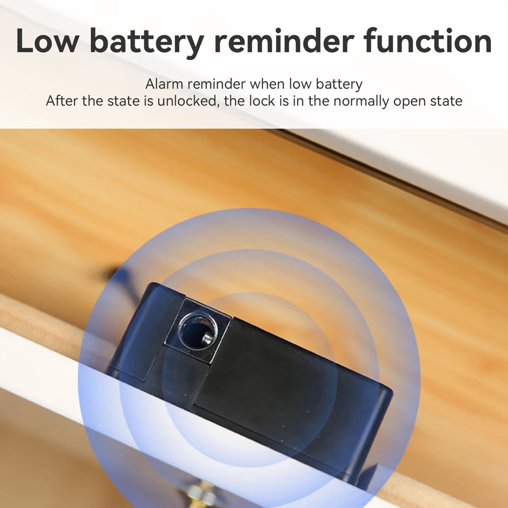 Smart Home Drawer Electronic Lock Hidden DIY Wooden Cabinet Smart Door