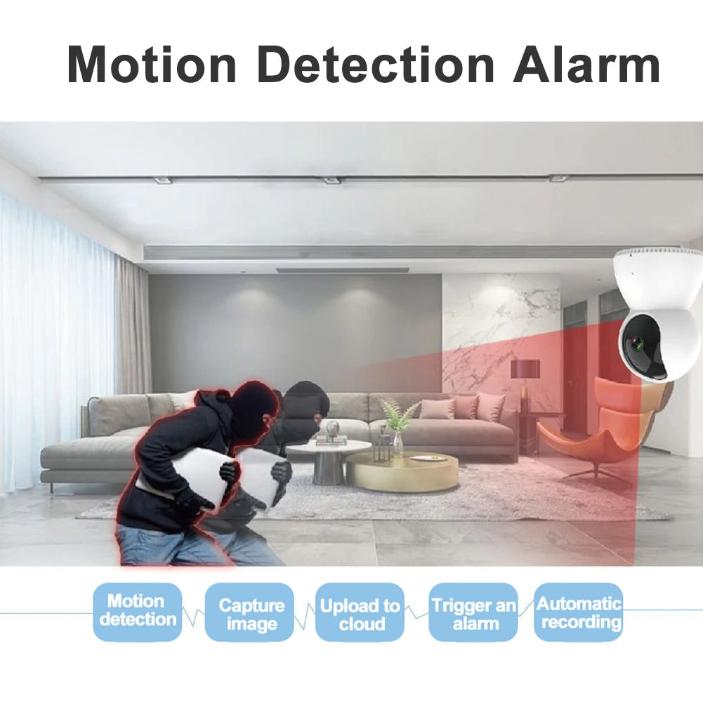 Smart Camera 1080P 360 Angle WiFi Night Vision Webcam Video IP Camera Baby