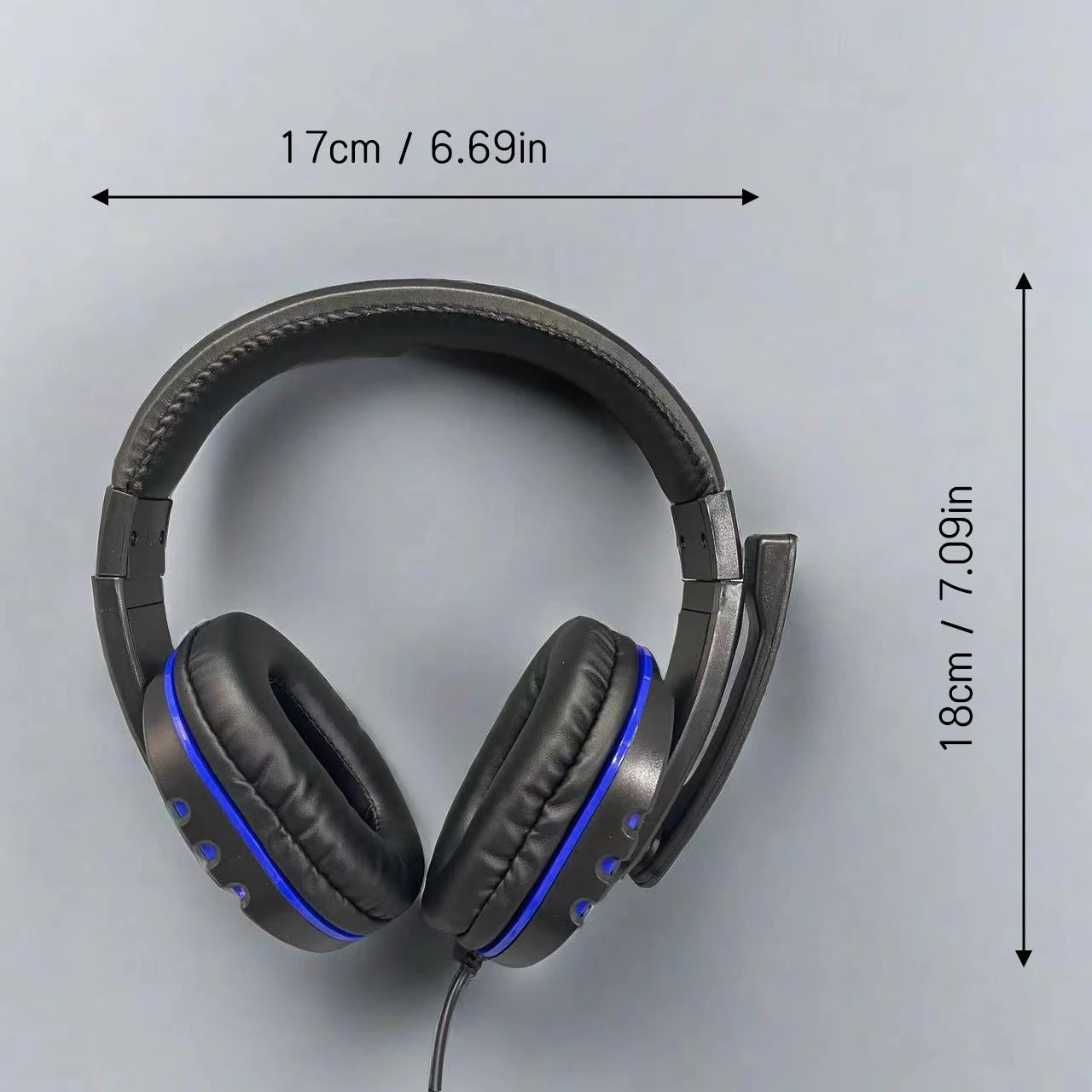 7260 Wired Headphones with Microphone，Suitable for work