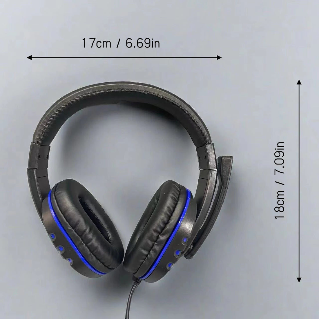 7260 Wired Headphones with Microphone，Suitable for work