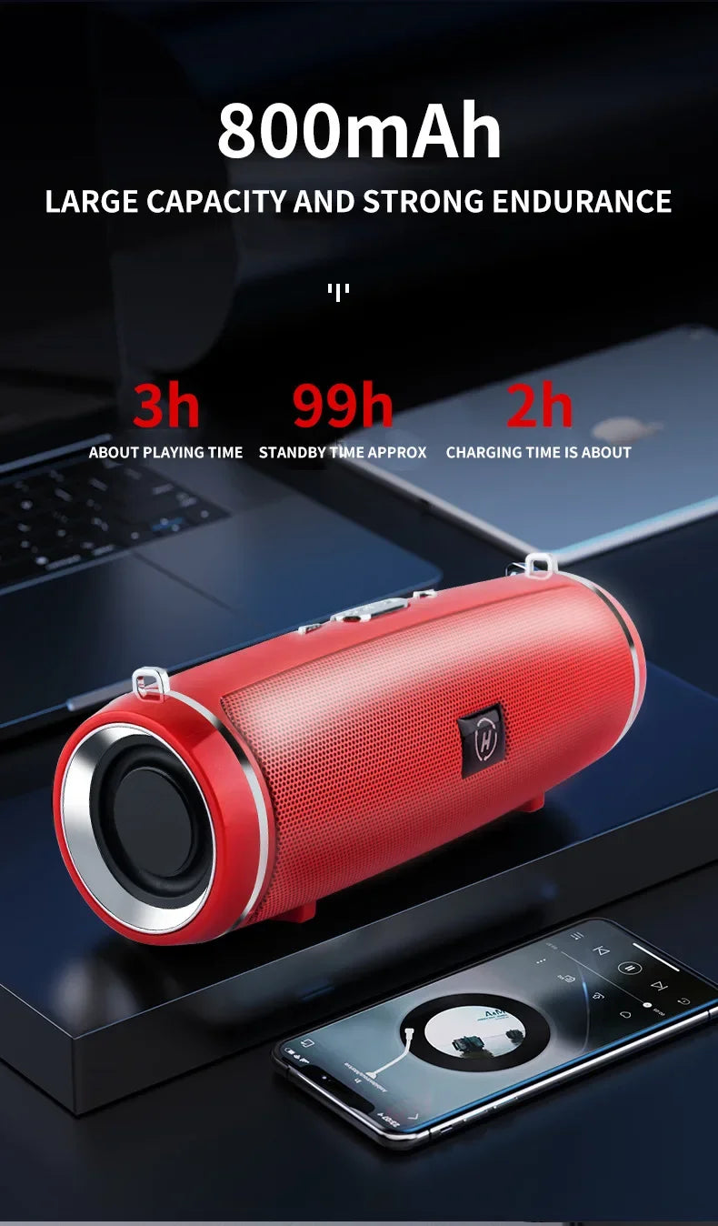 Portable Bluetooth Speakers Mini Wireless High Fidelity Surround Sound