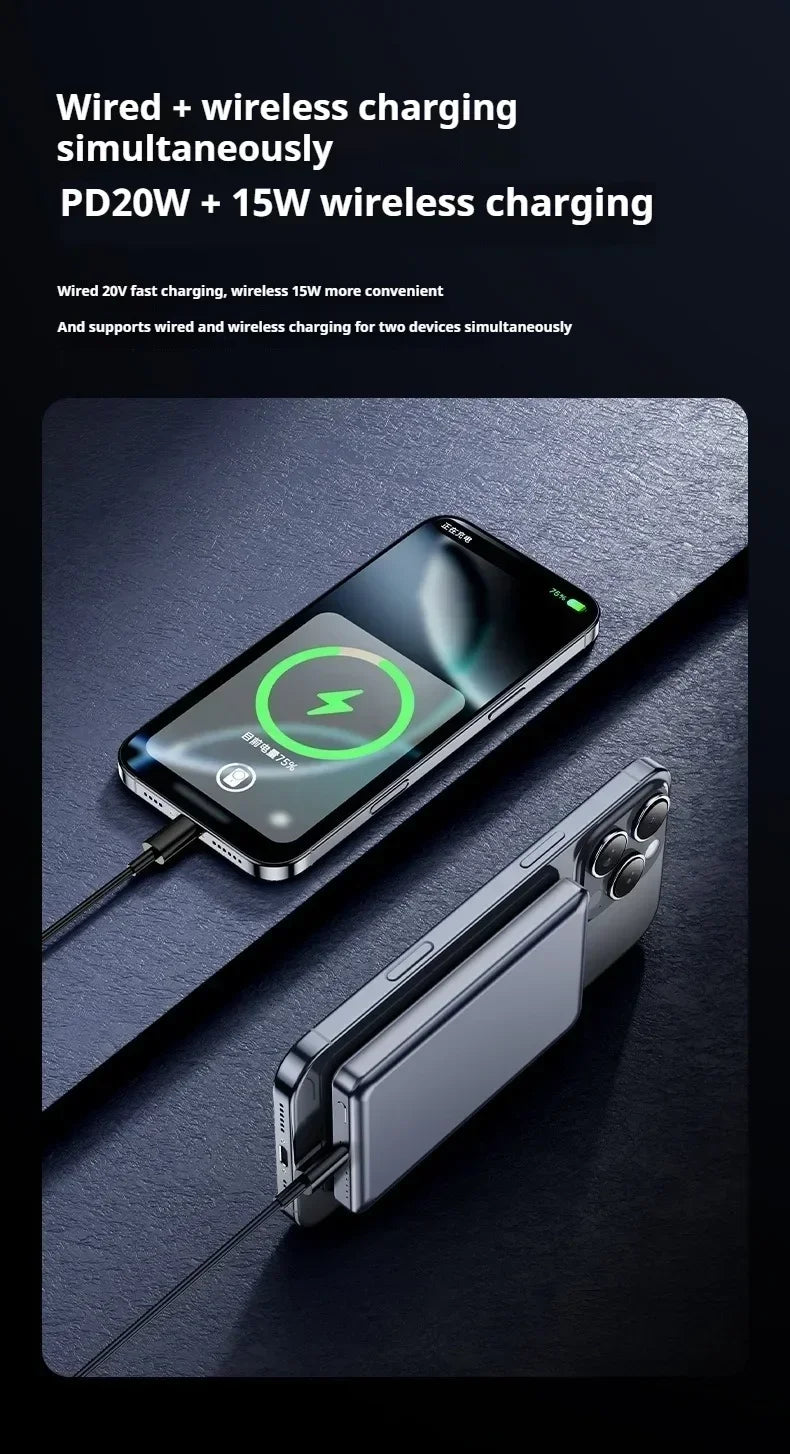 Universal 50000mAh Magnetic Power Bank with PD20W Fast Charge