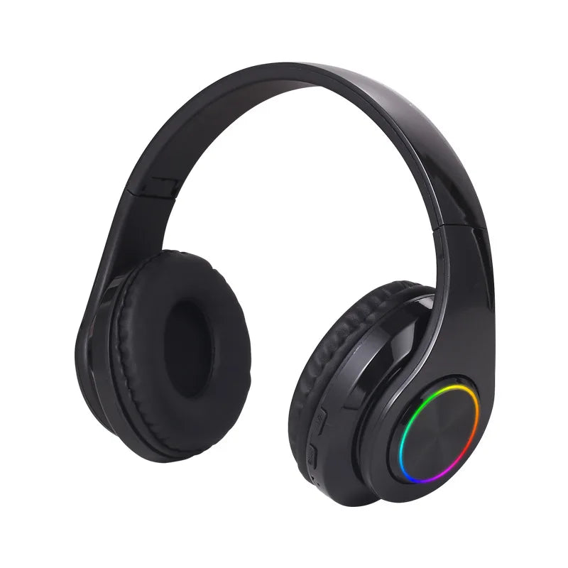Wireless Bluetooth 5.0 Headphone With Microphone On-Ear Headset Stereo