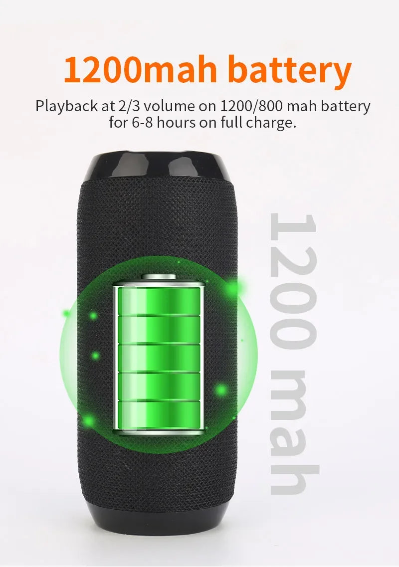 Portable Speaker Wireless  Bluetooth-compatible Subwoofer Outdoor