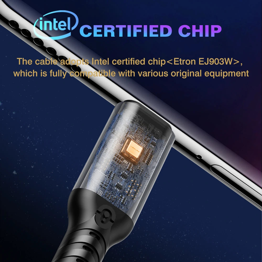 UGOURD Thunderbolt 5 Cable Type C 80Gbps USB4 Gen4 USB C to C 240W