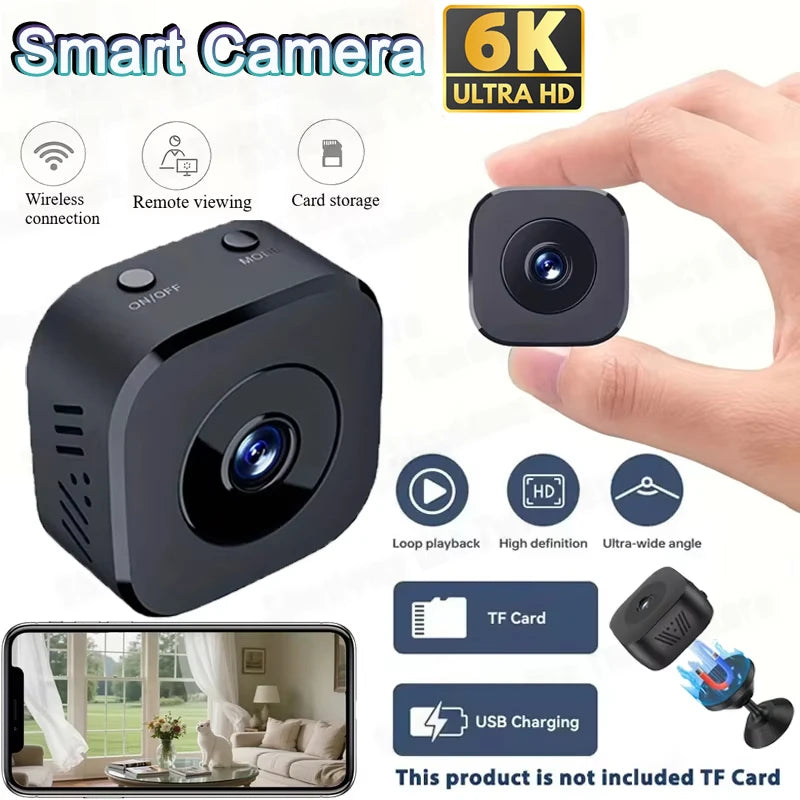 6K Mini Security Camera Wireless 2.4G WiFi Monitoring Security Protection