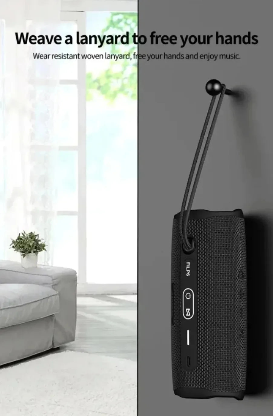 Portable Flip6 Bluetooth Speaker Multi-Function TWS Audio Caixa De Som