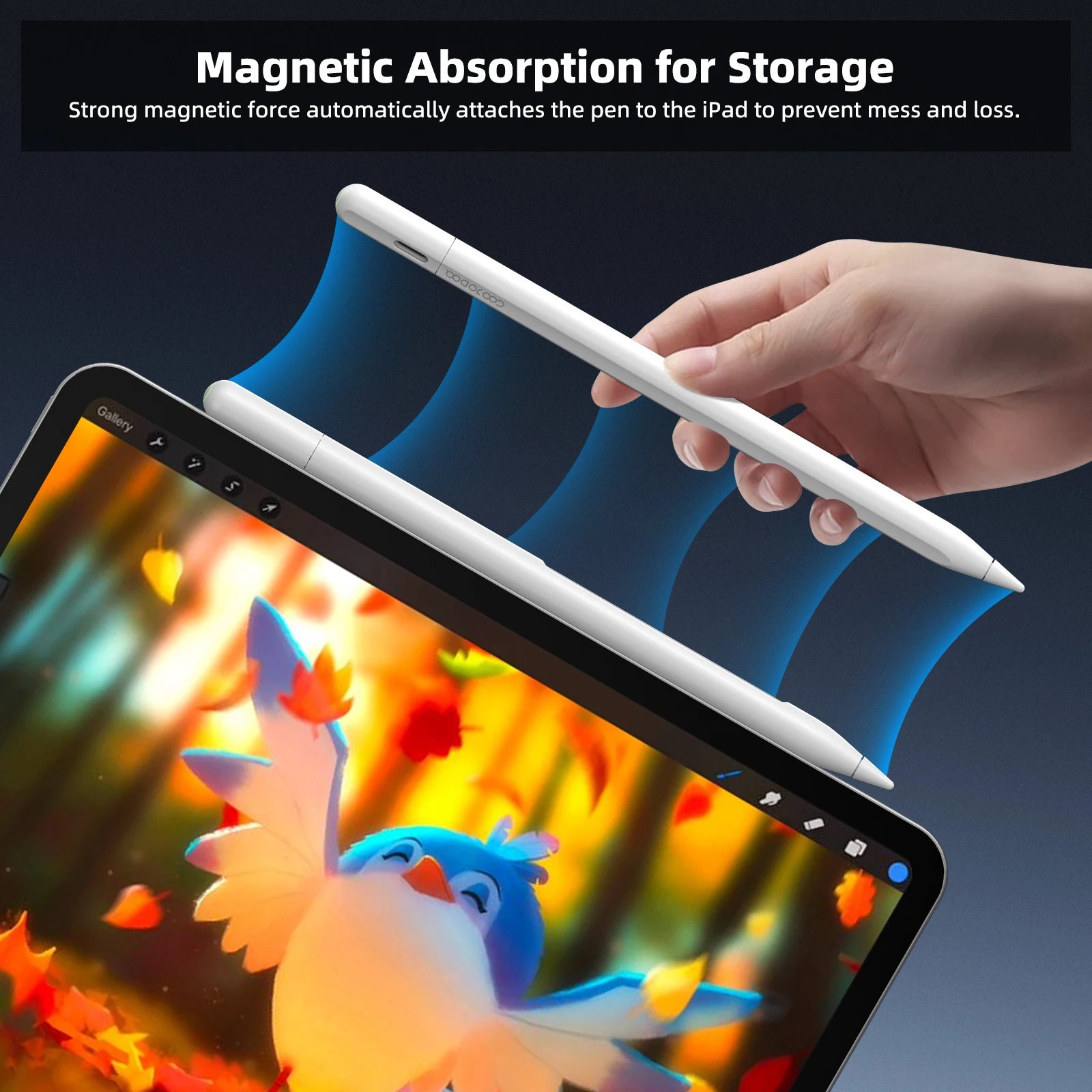GOOJODOQ GD14 Stylus Pen For Apple Pencil 2 iPad Pencil with IPad Find