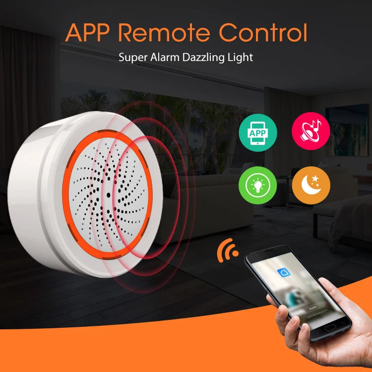 Smart Siren Alarm For Home Security