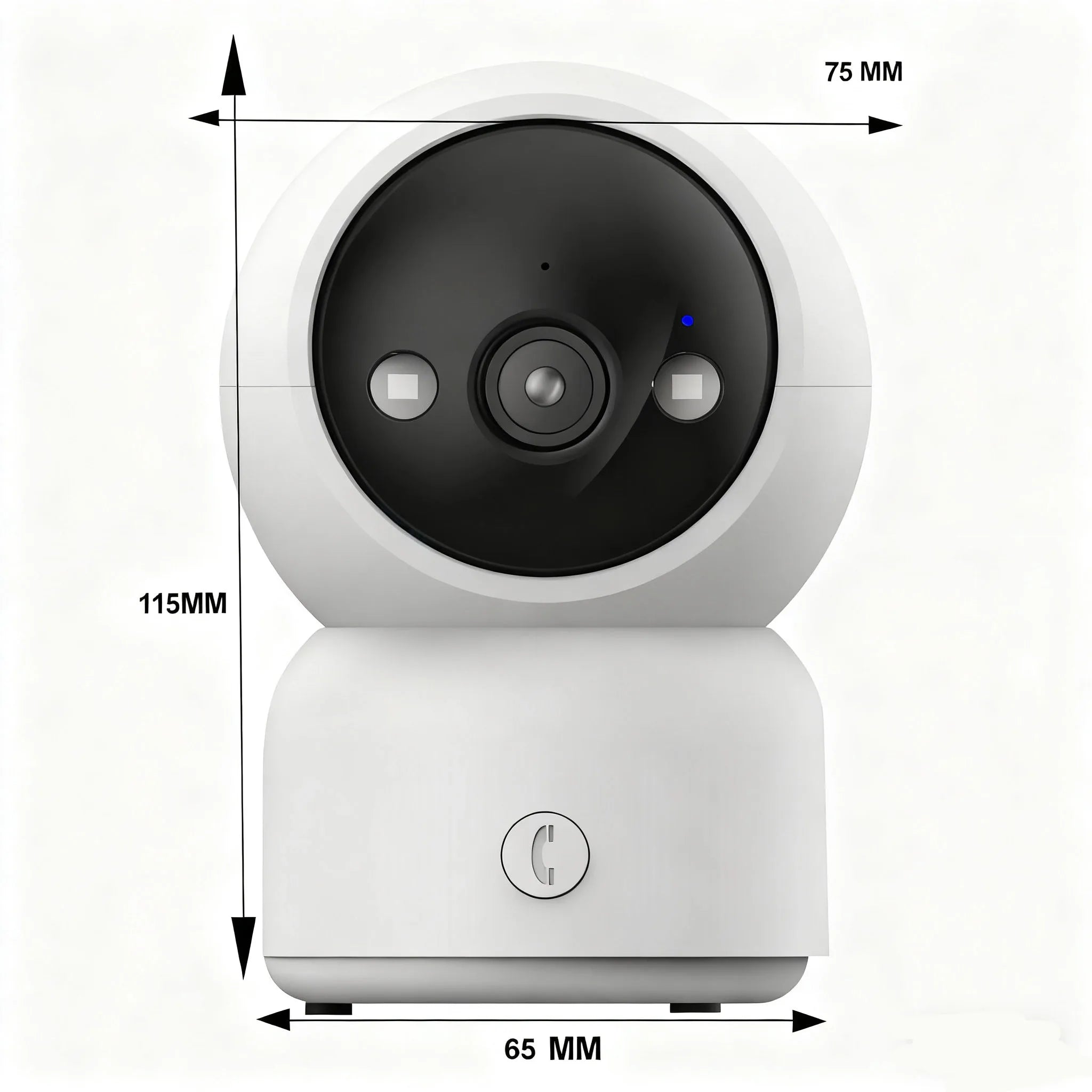 Smart Camera HD Security Surveillance 2.4GHz Indoor Monitoring Baby Night