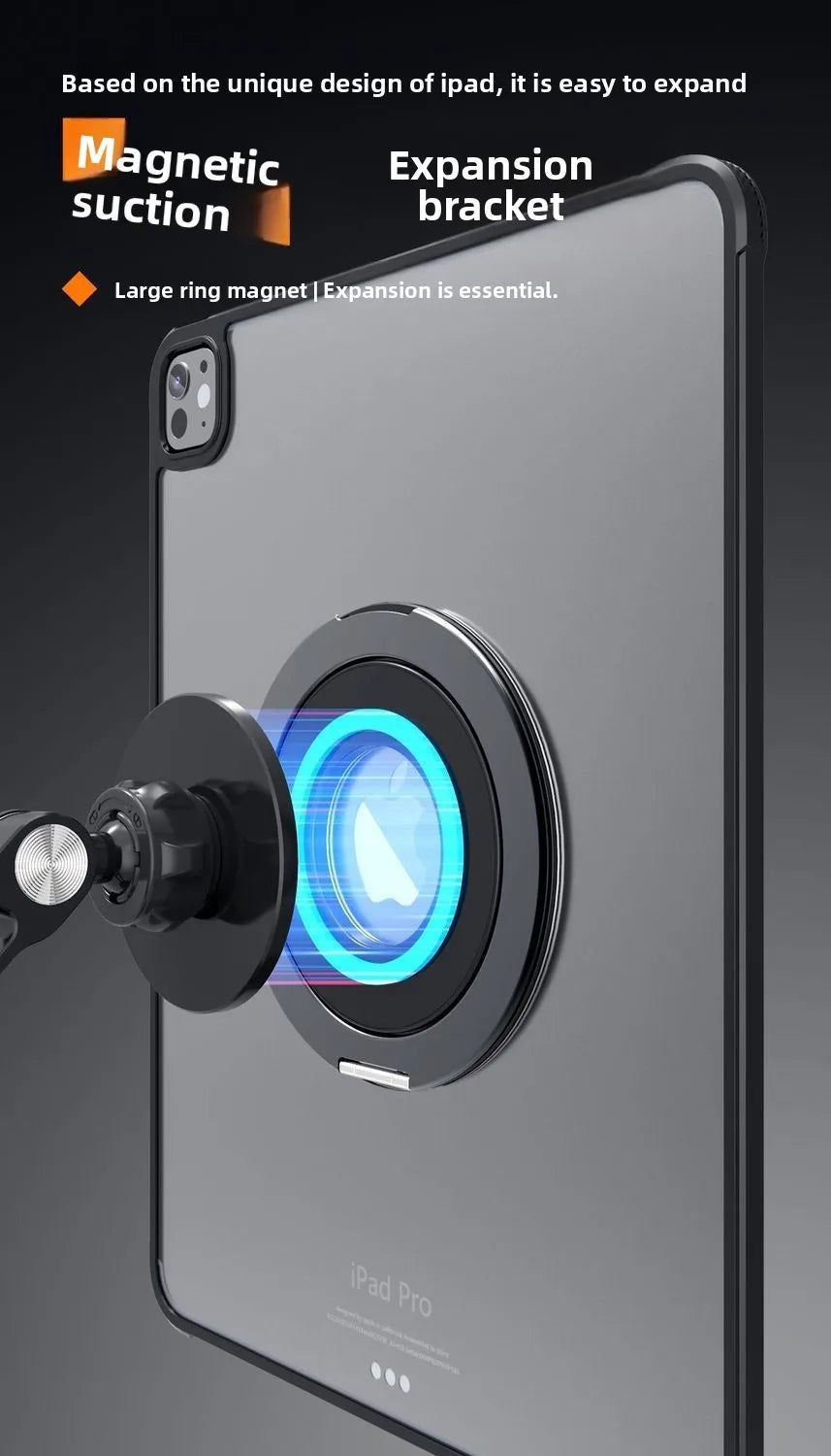 Tablet Magnetic Ring Stand | Foldable Portable, Ultra-Thin & 360° Rotation
