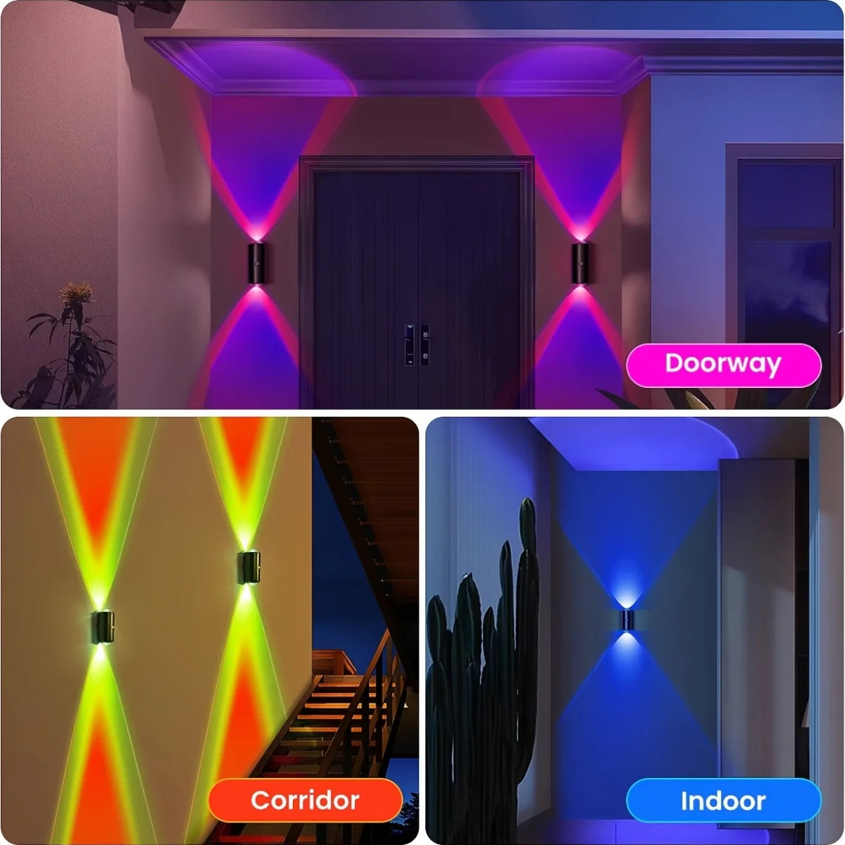 Smart Motion Sensor Night Light,RGB Color Changing LED Mood Lamp