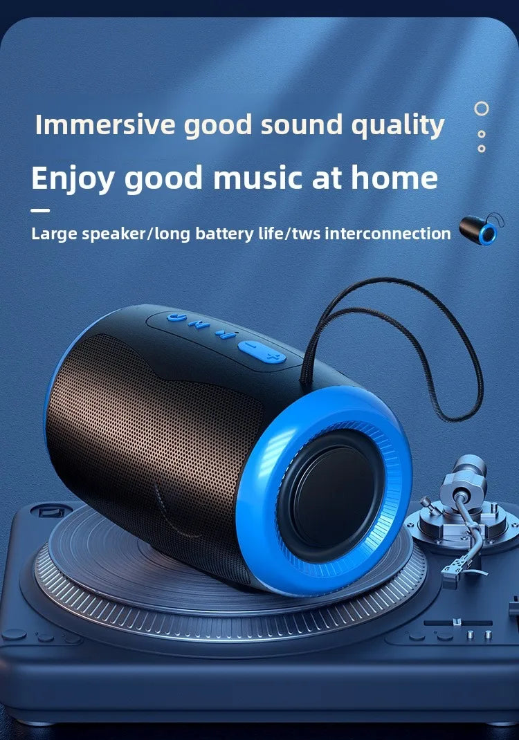 Portable Speaker Wireless Bluetooth Speakers with 5.3 Stereo FM/SD/USB