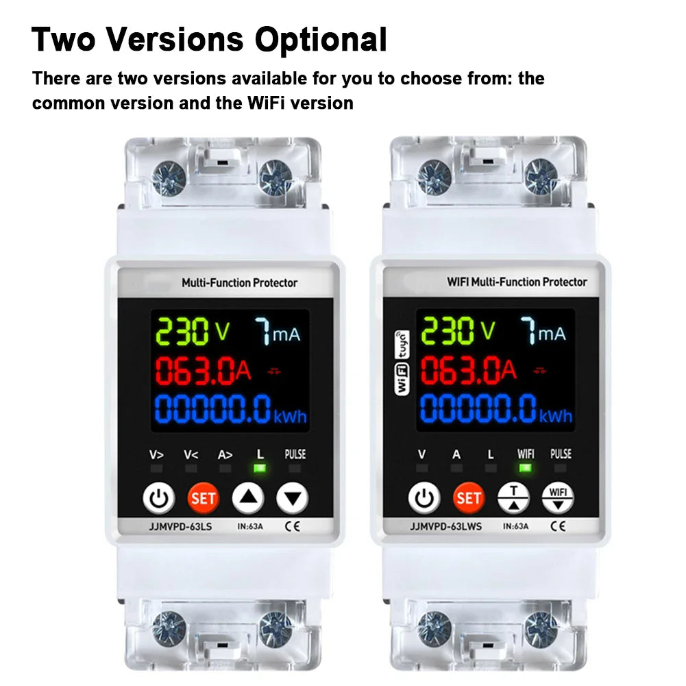 Smart WiFi Automatic Reclosuring Protector Intelligent Circuit Breaker Single