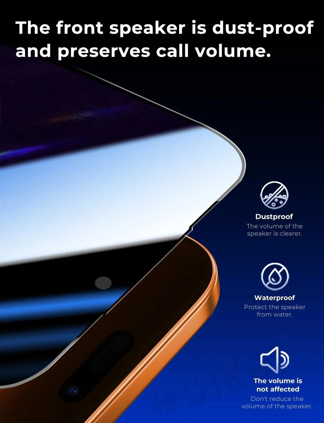 Privacy Glass Screen 2 Pack for iPhone 17 Pro Max 16 Pro Max Protector