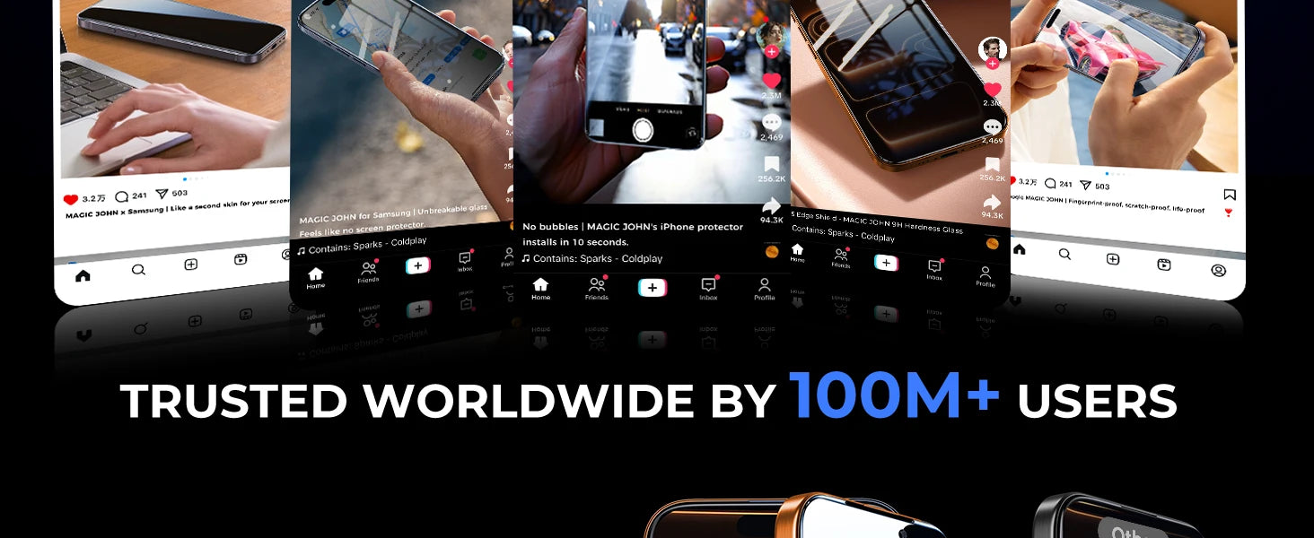 Privacy Glass Screen 2 Pack for iPhone 17 Pro Max 16 Pro Max Protector