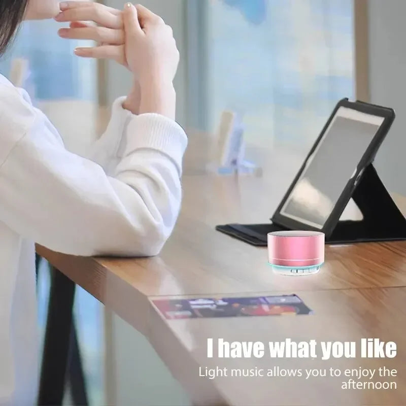 Portable Wireless Bass Speaker Audio, Mini Car Small Speaker Auxiliary FM