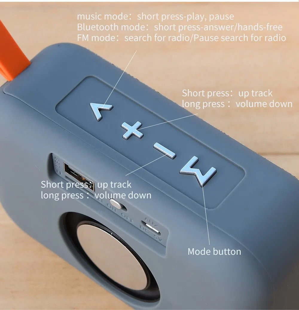 Speaker TG506 Portable Mini Wireless Soundbar Bluetooth 5.0 Outdoor Indoor