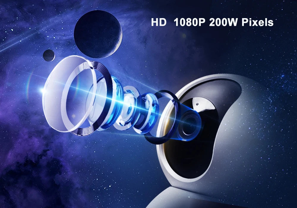 Smart Camera 1080P 360 Angle WiFi Night Vision Webcam Video IP Camera Baby