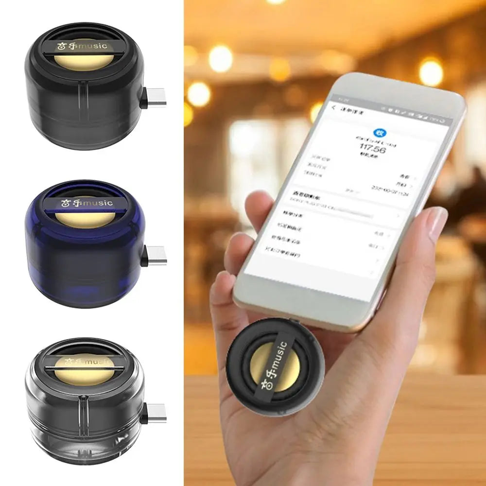 Gifts Portable Mini Speaker Universal Type-C Mobile Phone Amplifier Speaker
