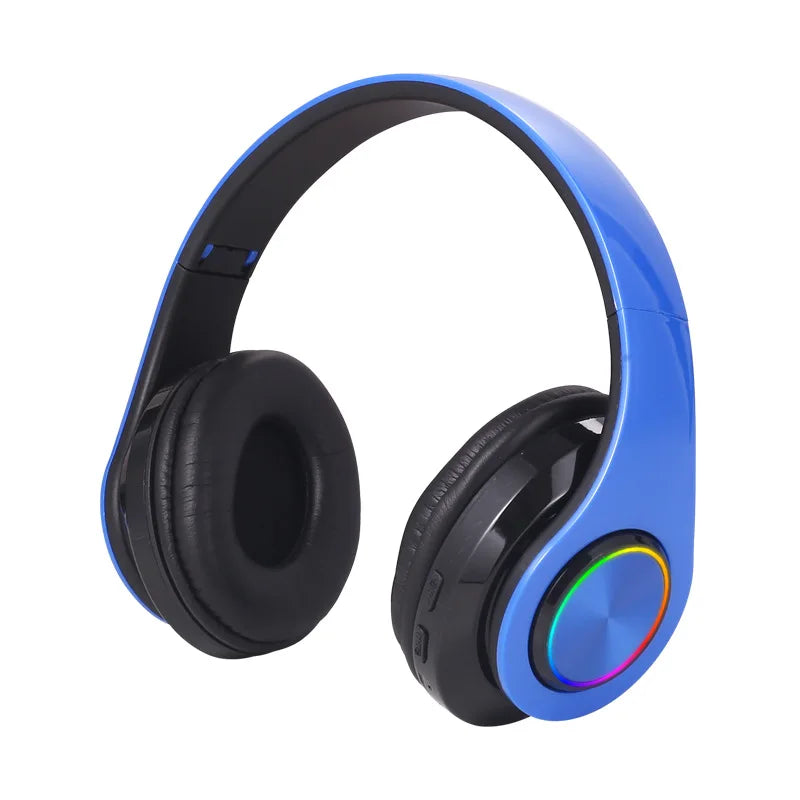 Wireless Bluetooth 5.0 Headphone With Microphone On-Ear Headset Stereo