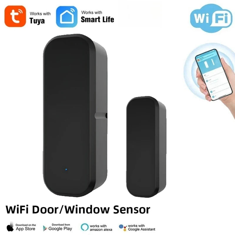 Smart Life App WiFi Door Sensor Window Sensor Open/Close Detector Security