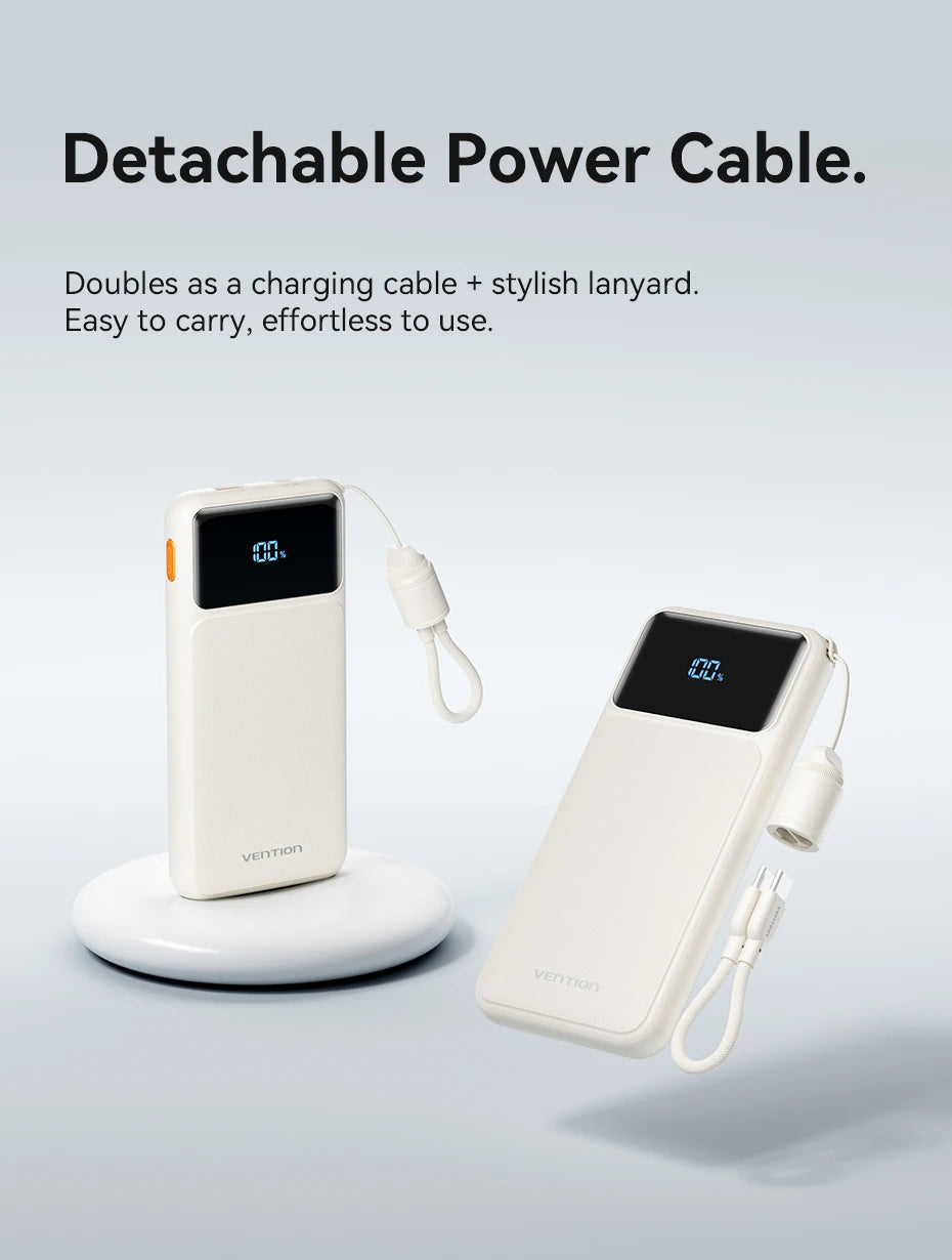 Vention CCC 22.5W 10000mAh Power Bank Portable Fast Charger for Xiaomi