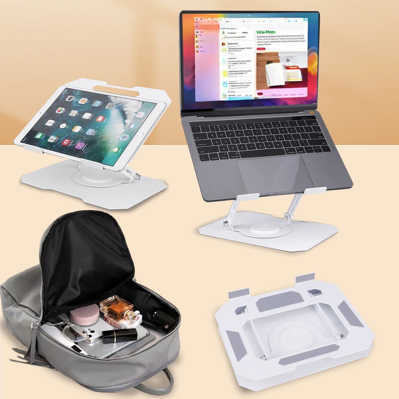 Foldable Laptop Stand Adjustable Tablet Holder for Laptop Tablet