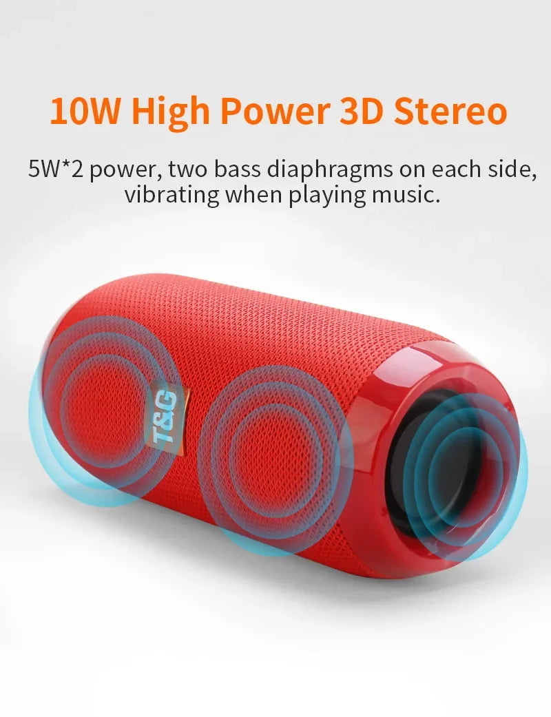 Portable Speaker Wireless  Bluetooth-compatible Subwoofer Outdoor