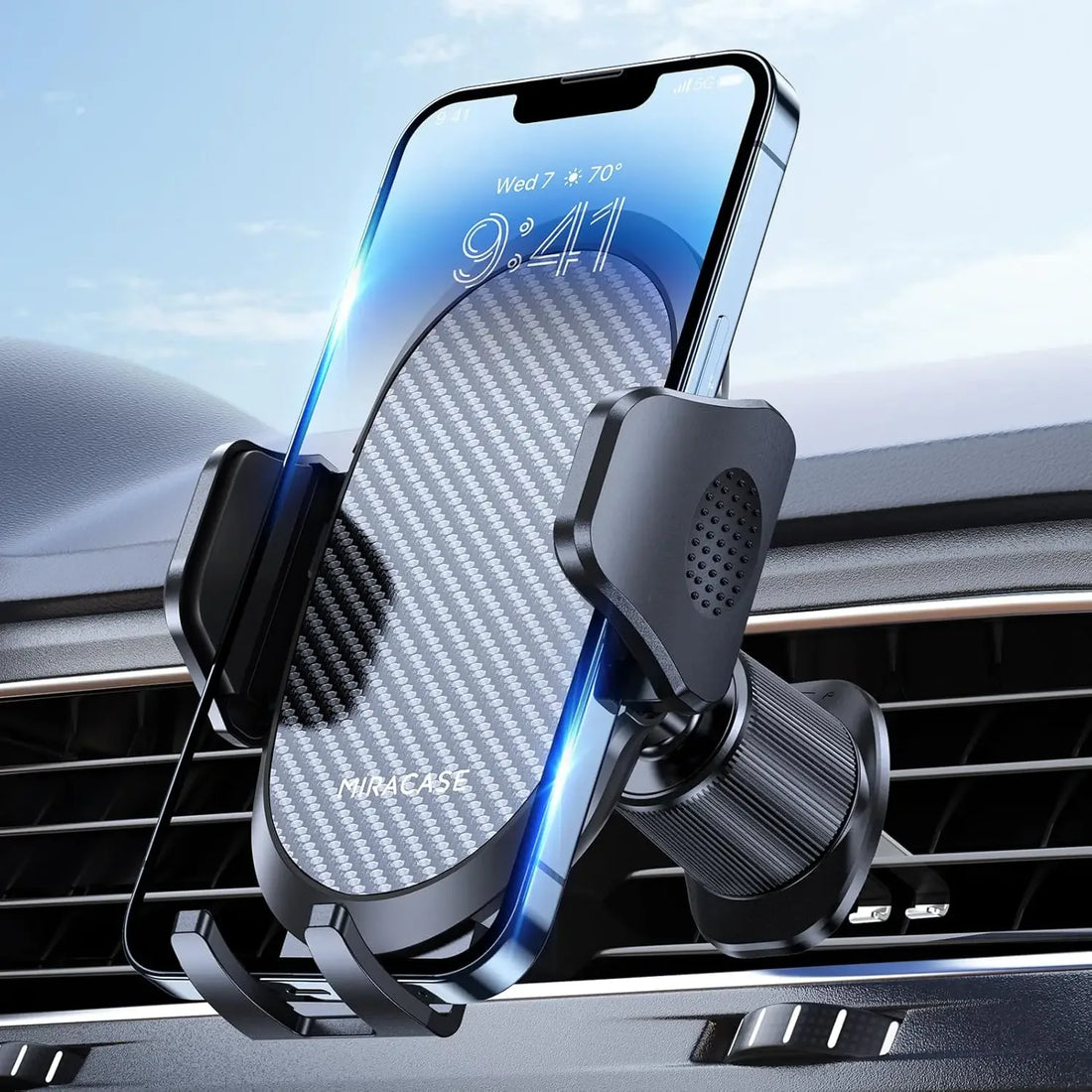 Car Phone Holder Phone Holders for Your Car with Metal Hook Clip Air Vent Cell