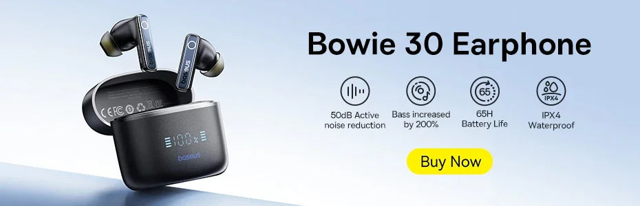 Baseus Bowie E16 Wireless Earphone Bluetooth 5.3 Earphones