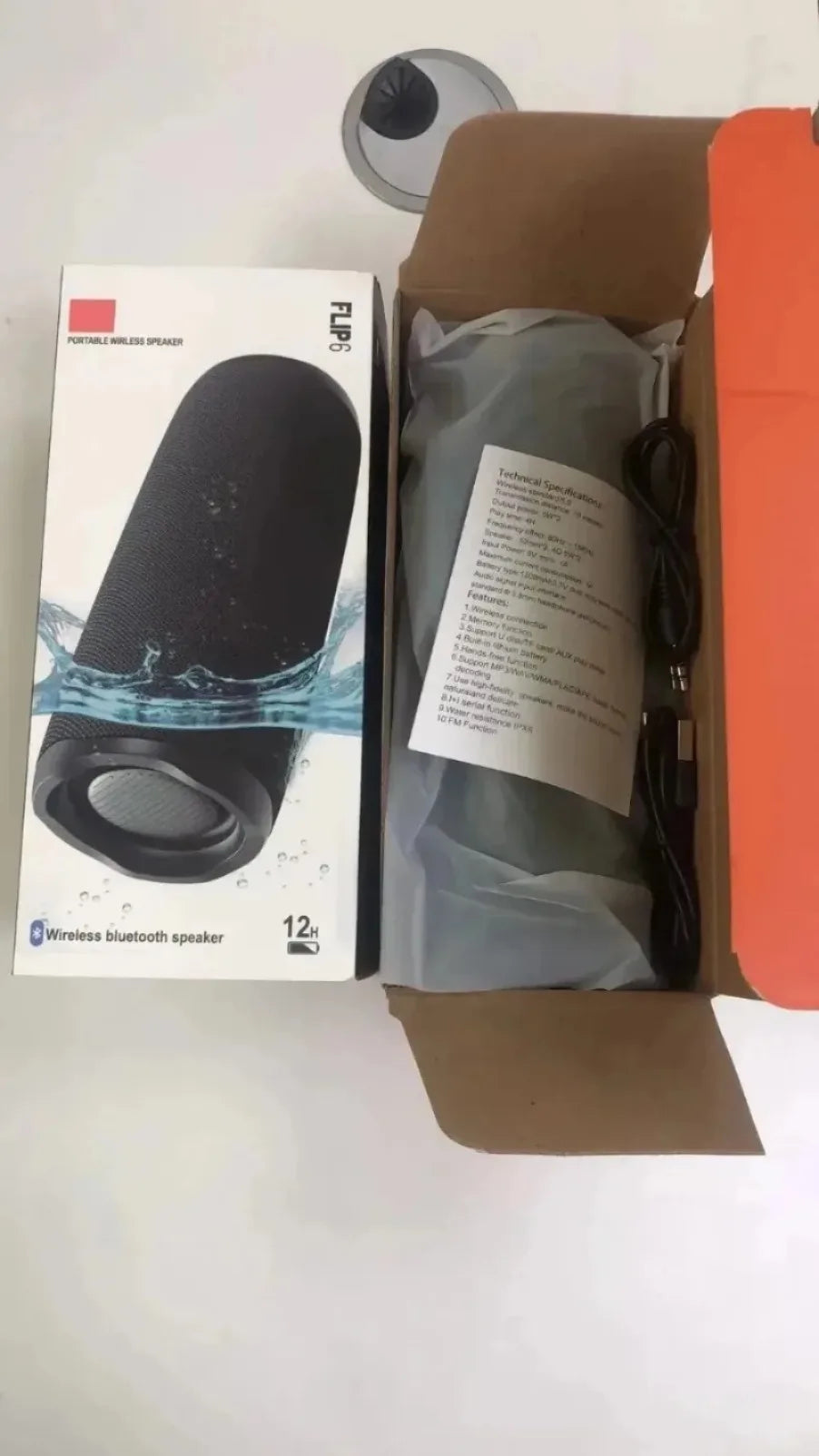 Portable Flip6 Bluetooth Speaker Multi-Function TWS Audio Caixa De Som