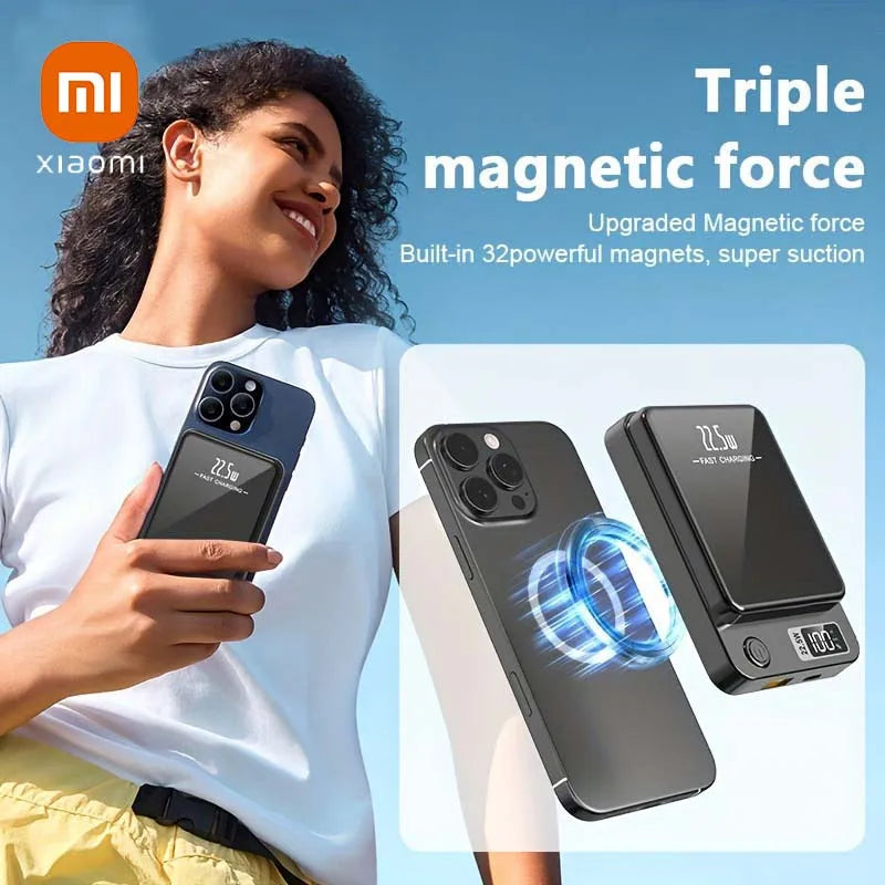 Xiaomi 200000mAh Ultra Capacity Magnetic Power Bank Wireless 22.5W