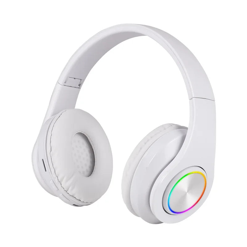 Wireless Bluetooth 5.0 Headphone With Microphone On-Ear Headset Stereo