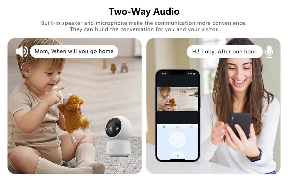 Smart Camera HD Security Surveillance 2.4GHz Indoor Monitoring Baby Night