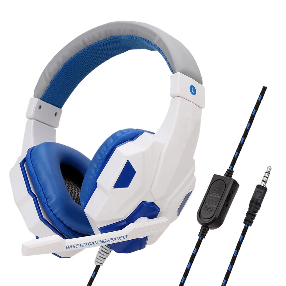 Wired PS4/PS5/Xbox/Smartphone/PC Headset Gaming Headset 120° Adjustable
