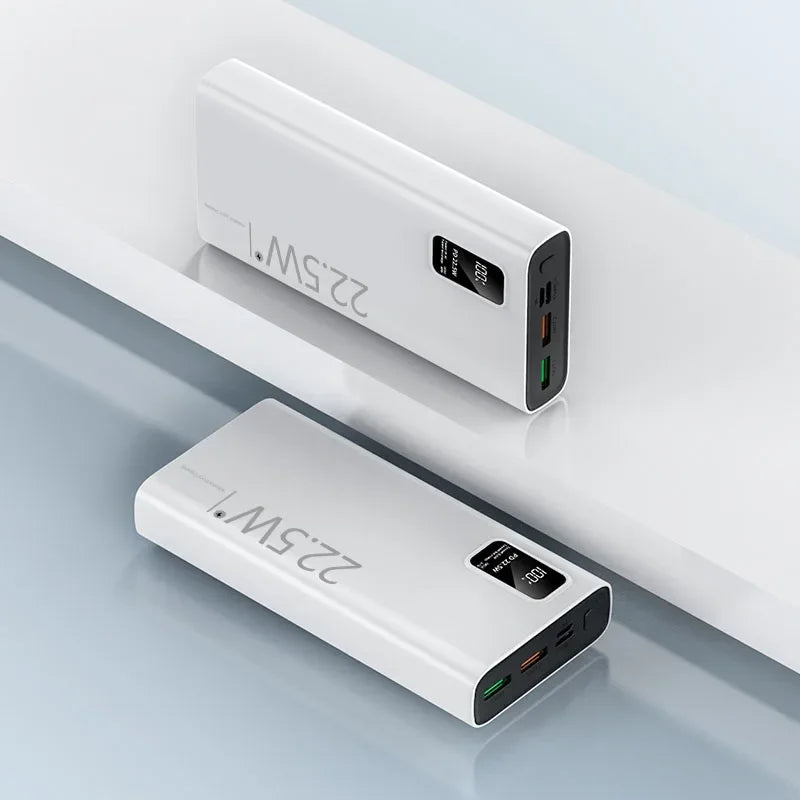 Large Capacity 20000mAh Power Bank 120W Fast Charger For iPhone Samsung