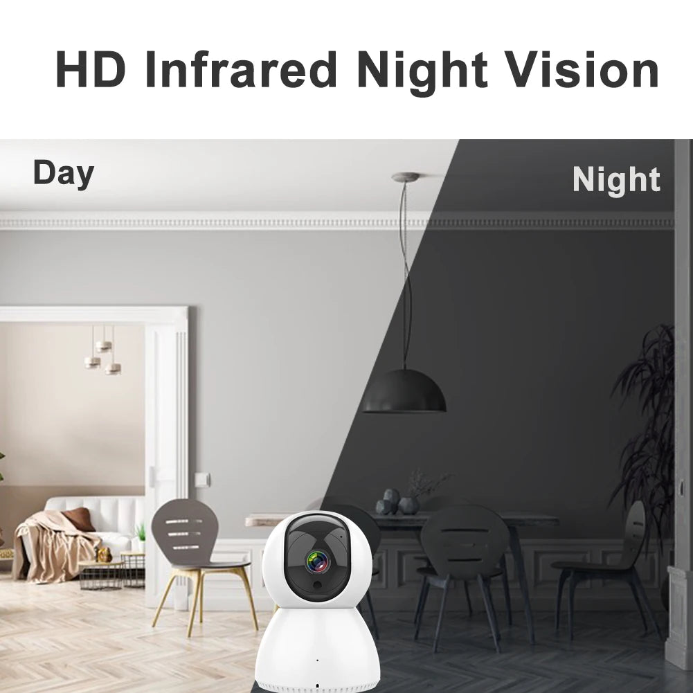Smart Camera 1080P 360 Angle WiFi Night Vision Webcam Video IP Camera Baby
