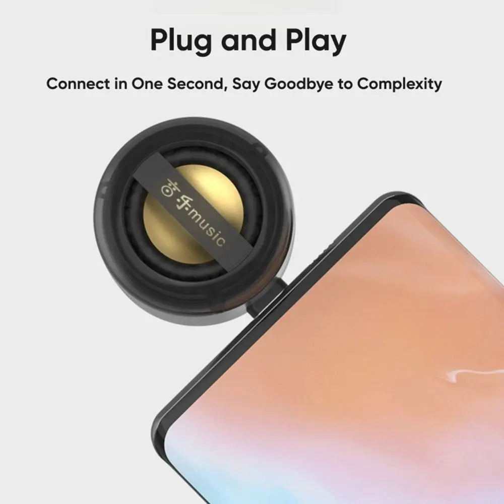 Gifts Portable Mini Speaker Universal Type-C Mobile Phone Amplifier Speaker